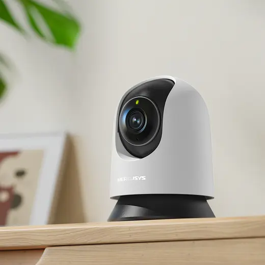 MERCUSYS 3MP 4mm Kablosuz Wıfı Pan-Tilt Harici IP Kamera MC210 görseli 1