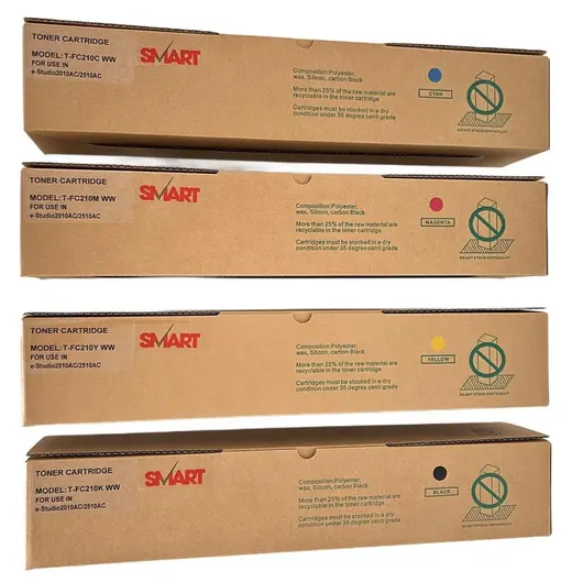 Toshiba T-FC210 Universal Smart Sarı Toner E-Studio 2010AC 2510AC görseli 2