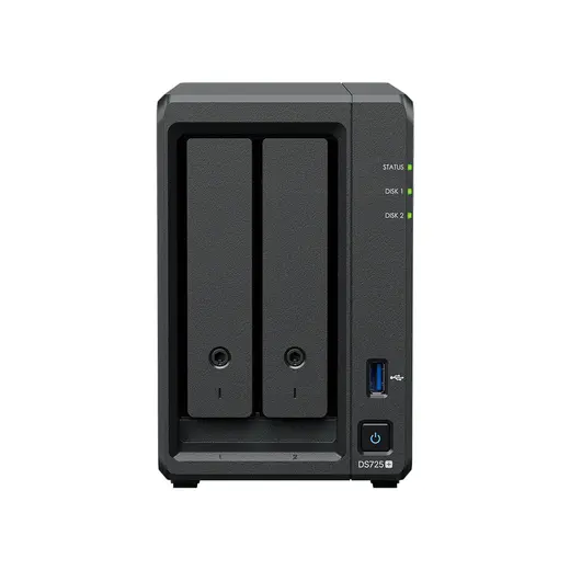 SYNOLOGY 2diskli Ryzen 1600-4GB RAM-2.5GbE Nas Server DS725 PLUS görseli 6
