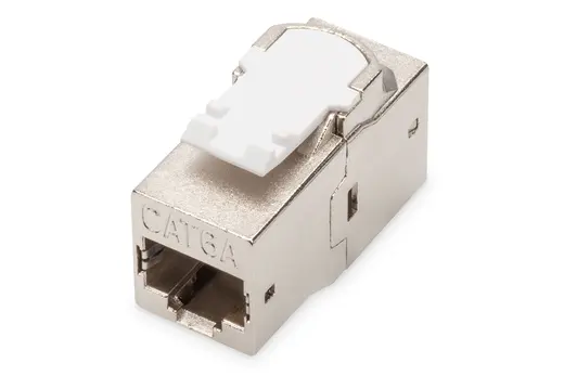 DIGITUS DN-93906 CAT.6A Adaptör (Coupler), Zırhlı/Ekranlı, Panel Tipi, RJ45 Dişi <-> RJ45 Dişi