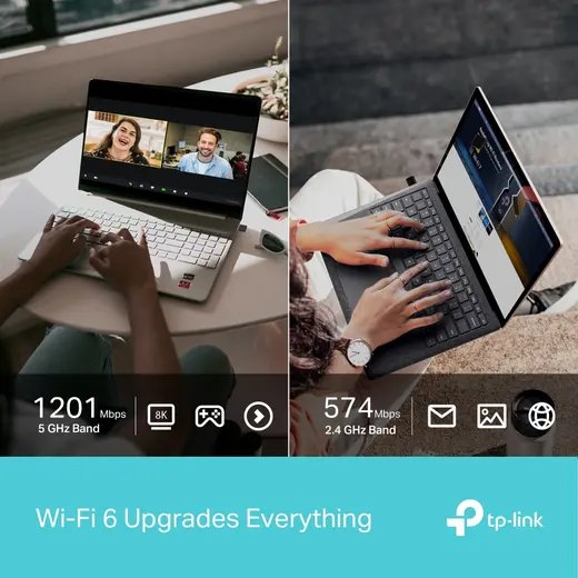 TP-LINK ARCHER TX20U Nano USB Kablosuz Adaptör görseli 1