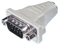 DIGITUS AB 405 Seri PS/2 Mouse Adaptörü, DB9 erkek / MiniDIN6 erkek