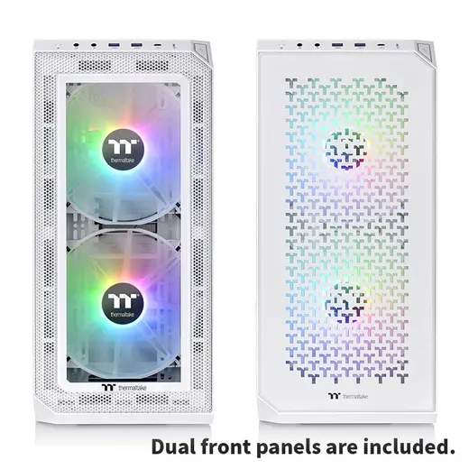 THERMALTAKE VIEW 300MX CA-1P6-00M6WN-00 2-20CM ARGB Fanlı Gaming Mid-Tower PC Kasası Beyaz görseli 5