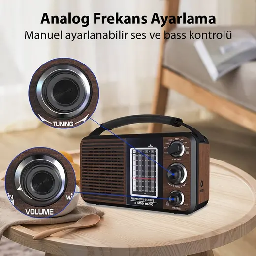 MAGİCVOİCE USR11 PORTATİF RADYO FM-USB-SD/MMC-AUX (88-108 FM FREKANS ARALIĞI) alternatif görünüm