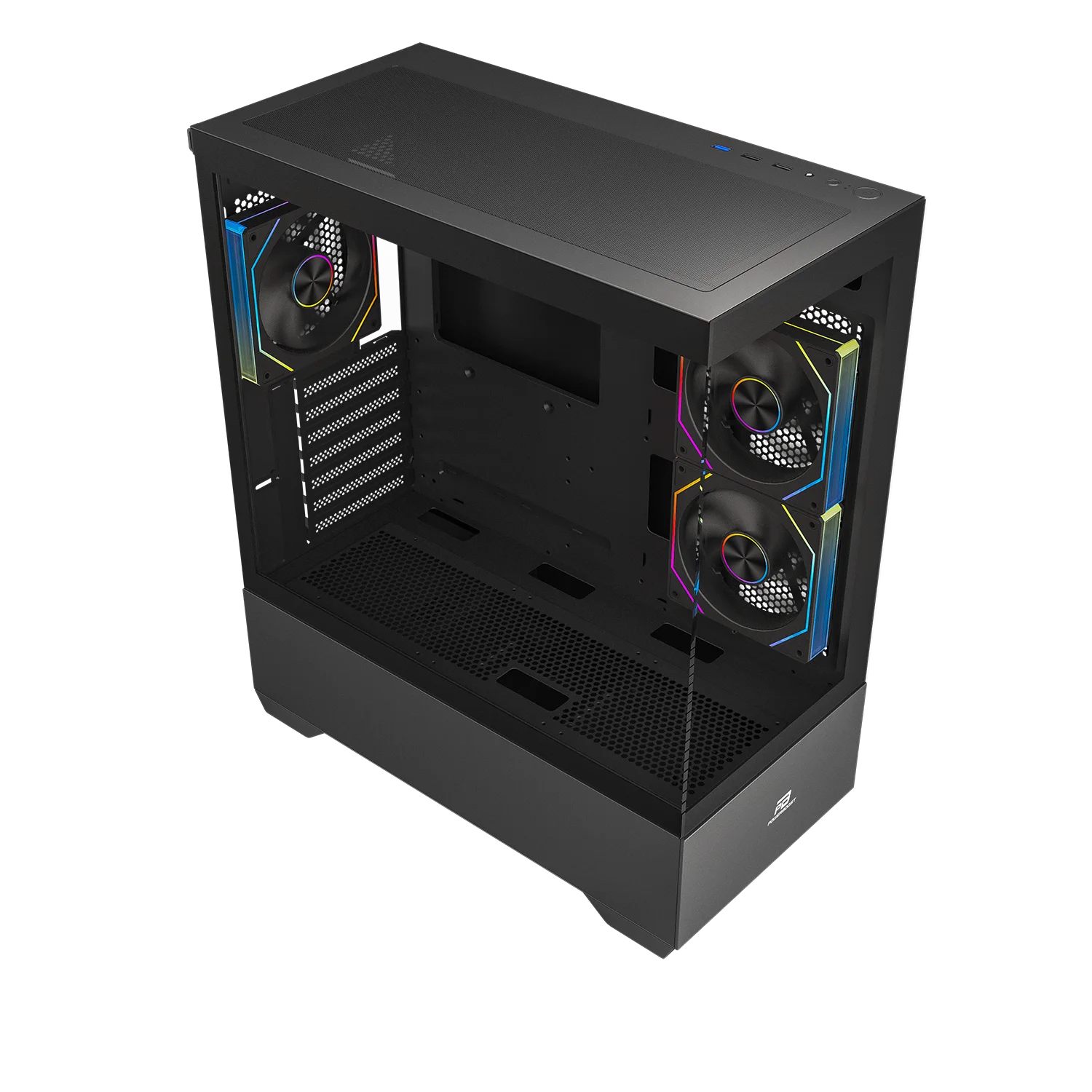 POWERBOOST 750W 80+ BRONZE PB-J9031B 3-ARGB Fanlı Gaming Mid-Tower PC Kasası