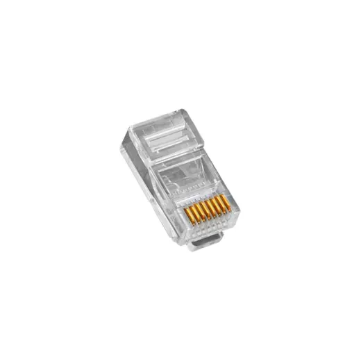 ORING MPC6U3EZ CAT6 PLUG U/UTP EZRJ45 YENİ NESİL ALTIN UÇ KONNEKTÖR 100 LÜ PAKET görseli 2