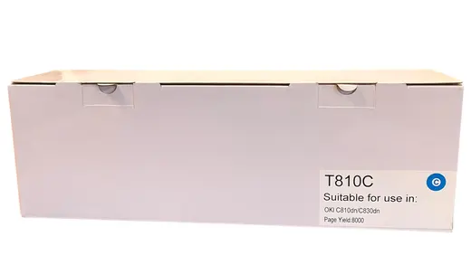 Oki C810 C830 Mavi Muadil Toner