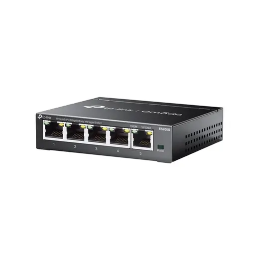 TP-LINK OMADA ES205G 5 PORT GIGABIT YONETİLEBİLİR METAL KASA SWITCH görseli 3
