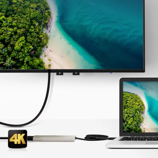 ATEN ATEN-UH3239 USB-C Multiport Mini Dock with Power Pass-Through görseli 5