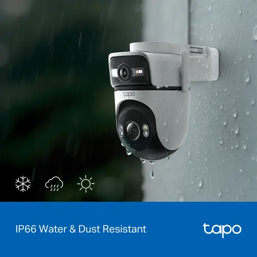 TP-LINK 3MP Dual Lens PT Speed Dome Wıfı Kablosuz Pan-Tilt IP Kamera Tapo C545D görseli 2