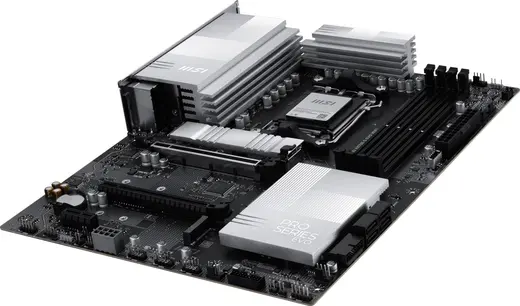 MSI PRO X870E-S EVO WIFI7 DDR5 HDMI-DP TYPEC PCIE 5.0 AM5 ATX görseli 5