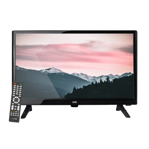 HELLO HL-1900 19 AUDIO IN-RCA-VGA-HDMI-USB 12 VOLT ADAPTÖRLÜ FULL HD LED MONİTÖR+HOPARLÖR (45 CMX32 CM)