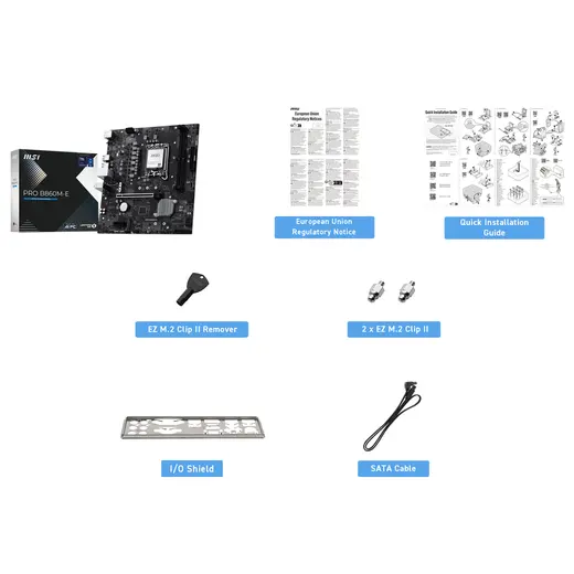MSI MB PRO B860M-E SOKET 1851 DDR5 9066(OC) görseli 7