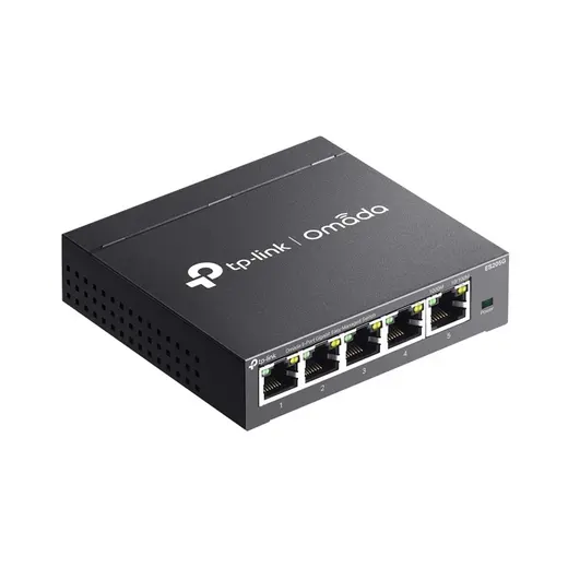TP-LINK OMADA ES205G 5 PORT GIGABIT YONETİLEBİLİR METAL KASA SWITCH görseli 2