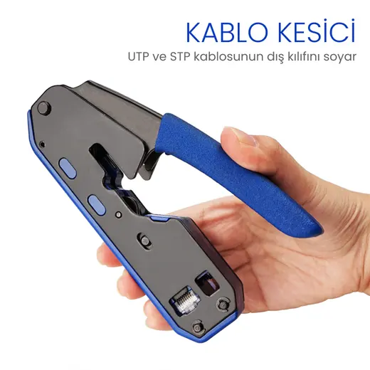 YENI NESIL RJ45 PENSE - KESICILI görseli 4