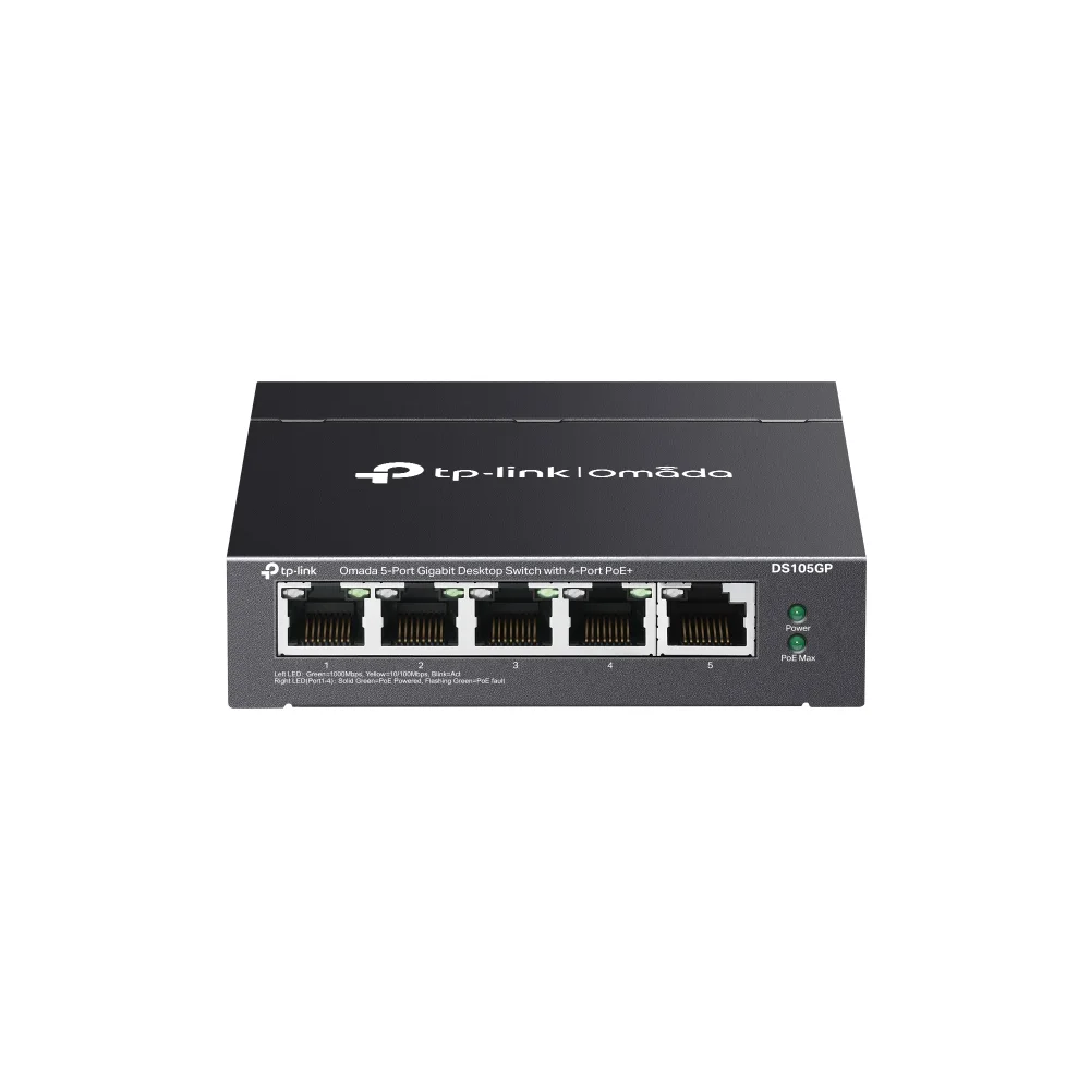Omada DS105GP 5Port 10/100/1000 4Port PoE+ Switch