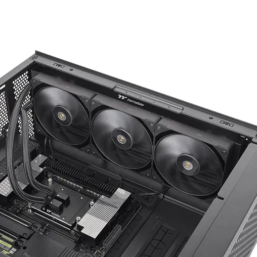 THERMALTAKE 420MM AW420 CL-W445-PL14BL-A touhgFan Pro fanlı 420mm AMD TR5 Sıvı soğutma kiti görseli 2