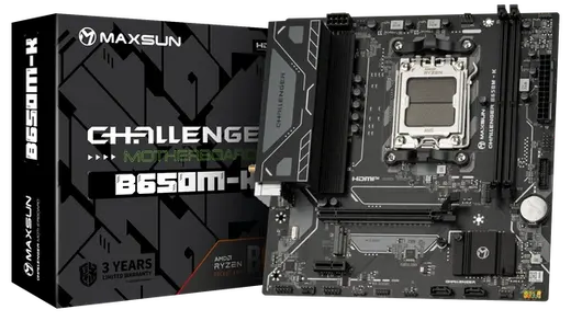 MAXSUN CHALLANGER B650M-K DDR5 HDMI PCIE 5.0 AM5 mATX görseli 6