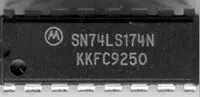 SCHUKAT 74LS174 HEX "D" F/F