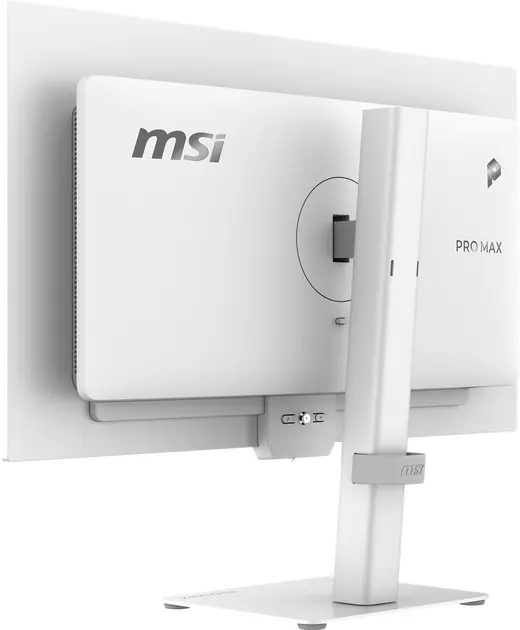 MSI 27" OLED PRO MAX 271UPXW12G 0.03MS 120HZ HDMI-DP Pivot Kurumsal Monitör 3840x160 Beyaz görseli 2