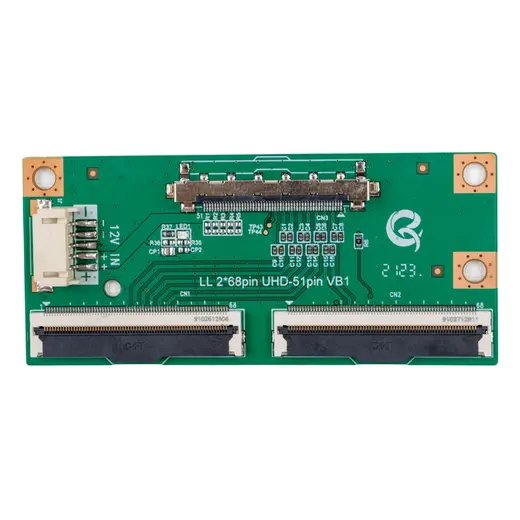 LVDS FLEXİ LG LL 2*68PİN UHD-51 VB1 SET (1 KART 2 FLEXİ 1 KABLO) alternatif görünüm