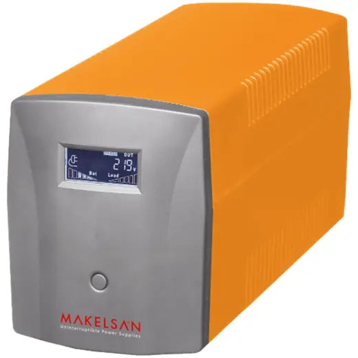 MAKELSAN LION 1500VA 1F/1F (2X9AH) 5/10DK LINE INTERAKTIF UPS görseli 1