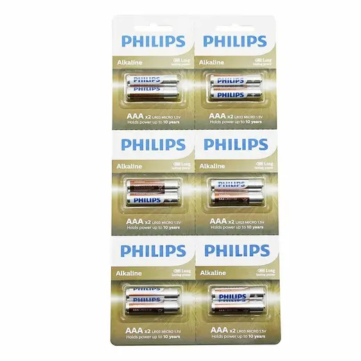 PHILIPS AAA ALKALİN İNCE KALEM PİL 12Lİ KARTELA