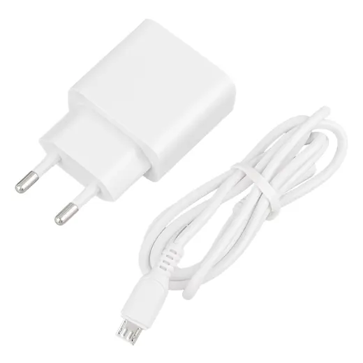 WEKO WK-21436 M7 2.1 AMPER ŞARJ BAŞLIK ADAPTÖRÜ + MICRO USB KABLO (NO:3) görseli 4