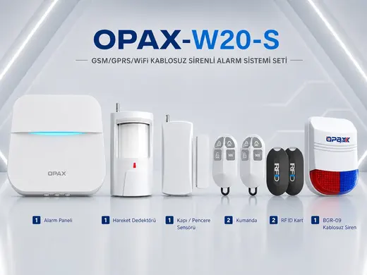 ARD-575+ BGR-09 GPRS/GSM/WİFİ KABLOSUZ ALARM PANELİ ve BGR-09 KABLOSUZ SİRENLİ (1 Yıl AHM Ücretsiz) görseli 5