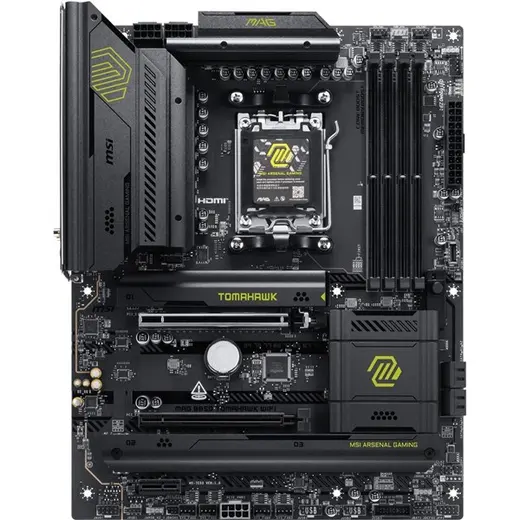 MSI MAG B850 TOMAHAWK WIFI7 DDR5 HDMI-USBC DP PCIE 5.0 AM5 ATX görseli 6