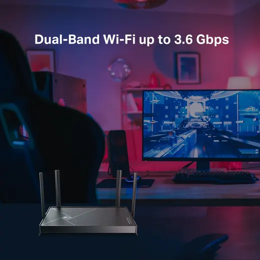 TP-LINK ARCHER BE230 WIFI7 BE3600 Dual Band Router görseli 5