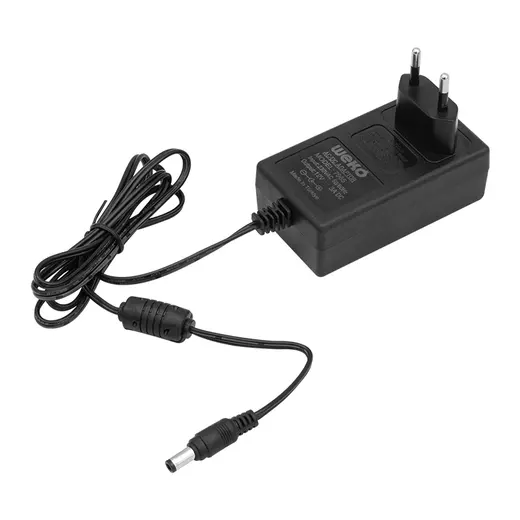 WEKO 12 VOLT - 3 AMPER - 36 WATT 5.5*2.5 UÇLU YERLİ ÜRETİM PLASTİK KASA PRİZ TİP ADAPTÖR görseli 3
