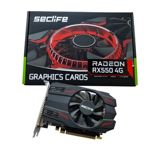 SecLife RX550 4GB GDDR5 128bit HDMI DVI DP PCIe 16X v3.0 görseli 4