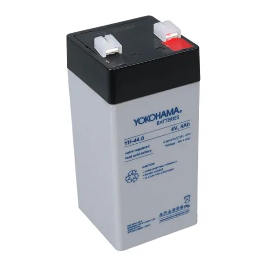 YOKOHAMA YH-44.0 4 VOLT - 4 AMPER DİK KURU AKÜ (46 X 46 X 100 MM)