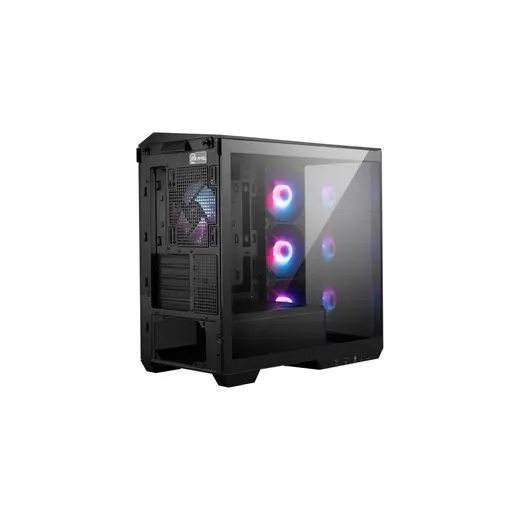 MSI MAG PANO M100R PZ ARGB Micro ATX Siyah Mid Tower Kasa PSU YOK görseli 7