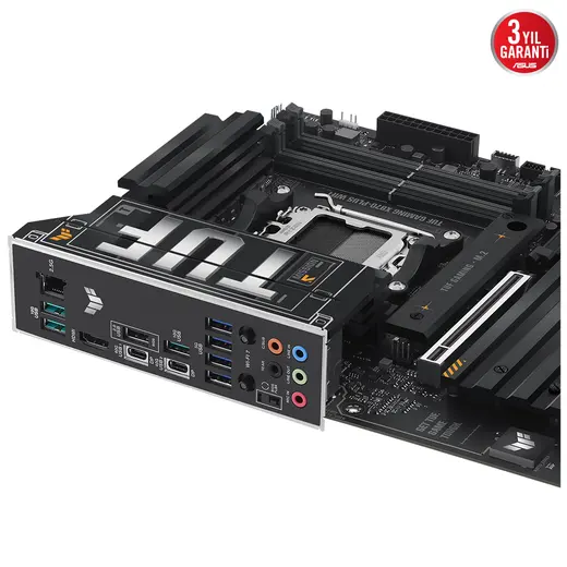 ASUS TUF GAMING X870-PLUS WIFI-7 DDR5 HDMI DP PCIE 5.0 AM5 ATX görseli 3