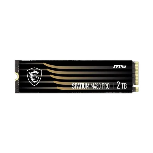 MSI 2TB SPATIUM M480 PRO 7400 7000MB/s M2 NVME GEN4 Disk Soğutuculu görseli 6