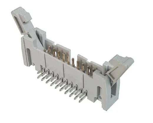 SPEED AWH 14A-0202 PCB Konnektör, 14 Pin Erkek, Kilitli 90 Derece