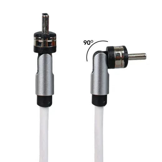 POWERMASTER PM-25905 BEYAZ 3İN1 (TYPE C- LİGHTNİNG- MİCRO USB) MANYETİK UÇ TAŞINABİLİR ŞARJ KABLOSU alternatif görünüm