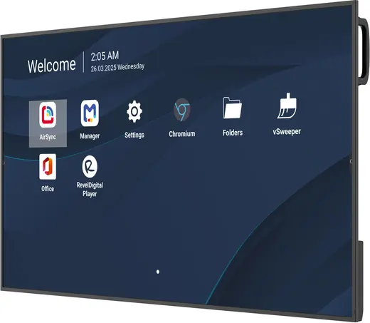 VIEWSONIC 55" CDE5514-2C 55" 4K UHD Kurumsal Sunum ve Dijital Tabela Ekranı görseli 3