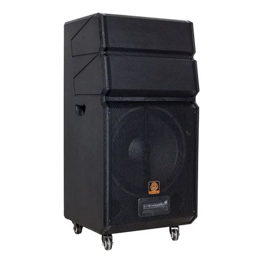 SHILE SL-1612B İKİ EL MİKROFONLU KUMANDALI USB+SD+BT+FM TAŞINABİLİR HOPARLÖR alternatif görünüm