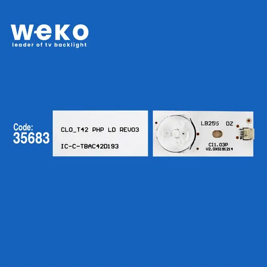 WKSET-5728 35683X4 CL0_T42 PHP LD REV.03 - IC-C-TBAC42D193 4 ADET LED BAR alternatif görünüm
