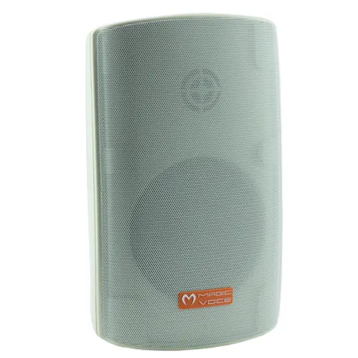MAGICVOICE MV-38 11 CM 50 WATT 2Lİ TAKIM BEYAZ TRAFOLU SÜTUN HOPARLÖR görseli 3