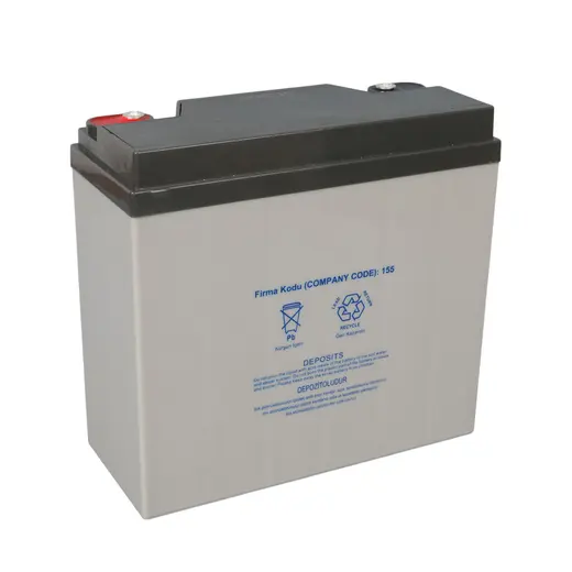 YOKOHAMA YH-1224 12 VOLT - 24 AMPER ELEKTRİKLİ BİSİKLET AKÜSÜ (180 X 76 X 167 MM) görseli 3