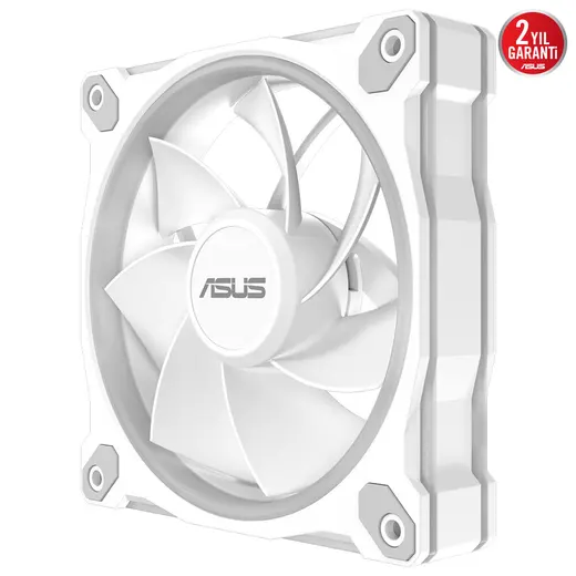 ASUS Prime MR120 Reverse Blade ARGB 120mm Kasa ve Radyatör Fanı (Ters Kanat - Beyaz) / 90DA00L3-B09000 görseli 5