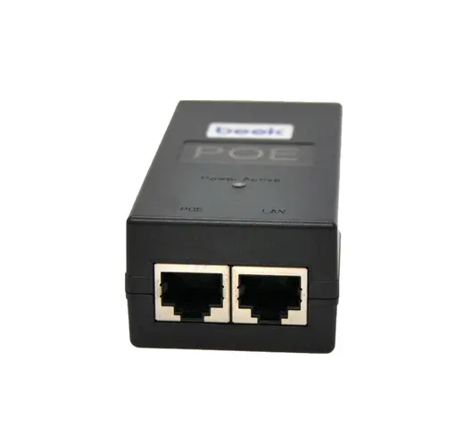 BEEK BS-PI-GE30 PoE Injector, IEEE 802.3at 100M/1000Mbps, güç girişi AC100V~AC240V, güç çıkışı 48V görseli 3