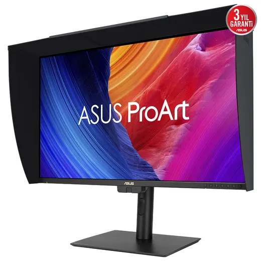 ASUS 27" IPS PROART PA27UCGE 1MS 160HZ HDMI-DP TYPEC Pivot Grafik Tasarım Monitörü 3840x2160 / 90LM04NC-B01K71 görseli 4