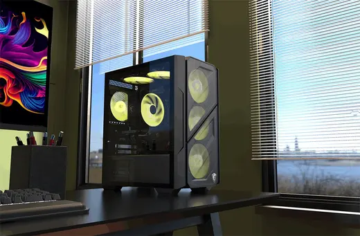 MSI MAG FORGE M110R AIRFLOW Gaming Micro ATX PC Kasası görseli 8
