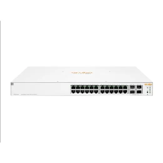 HPE ARUBA ION 1930 JL683B 24 PORT GIGABIT+4X10GB SFP+ UPLINK YÖNETİLEBİLİR 195W POE RACKMOUNT SWITCH