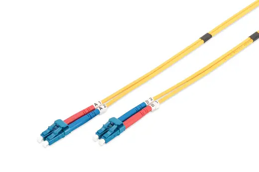 DIGITUS DK-2933-03 LC-LC Fiber Optik Patch Kablo, 3 metre, Singlemode, Duplex, 09/125